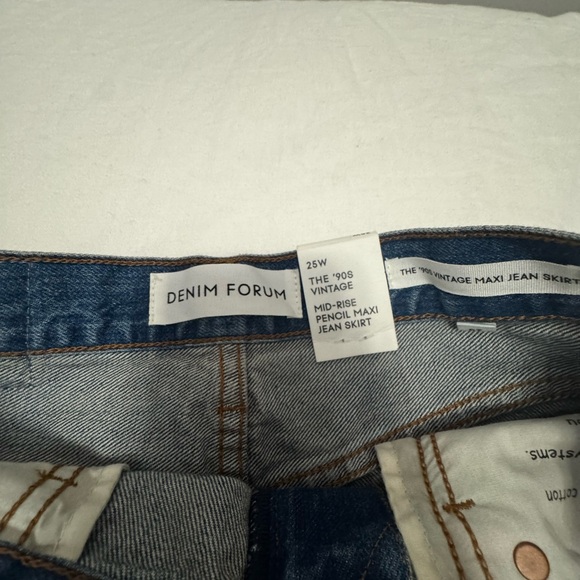NWT The 90’s Vintage Denim Maxi Skirt - Denim Forum - Picture 6 of 9